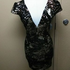Beaded cocktail dress